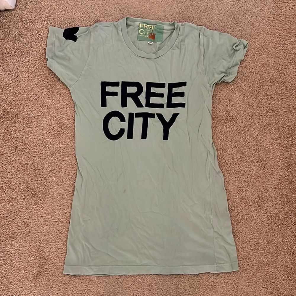Free City Mint Green Small Tee